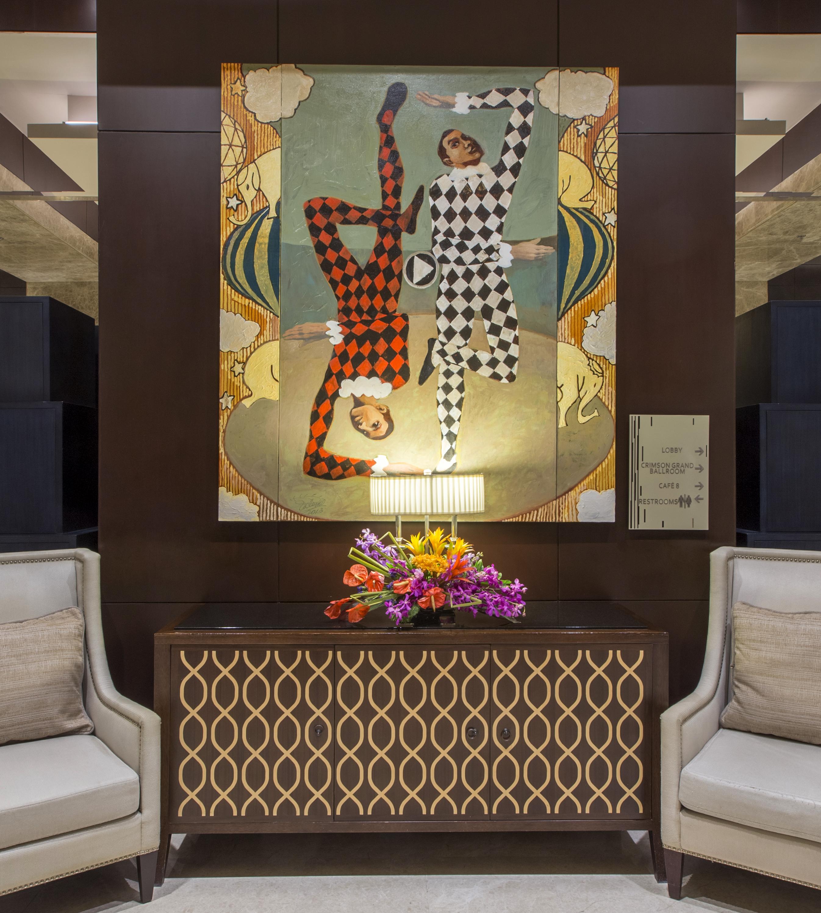 Crimson Hotel Filinvest City, Manila Muntinlupa City Zewnętrze zdjęcie The lobby of the hotel